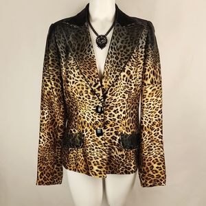 Alberto Makali Silk Jacket/Sparkling Buttons